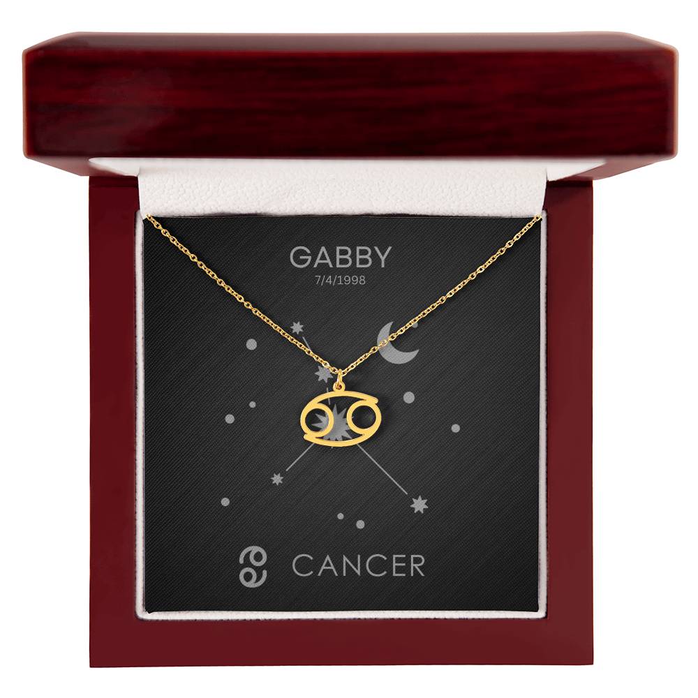 Cancer Zodiac Necklace