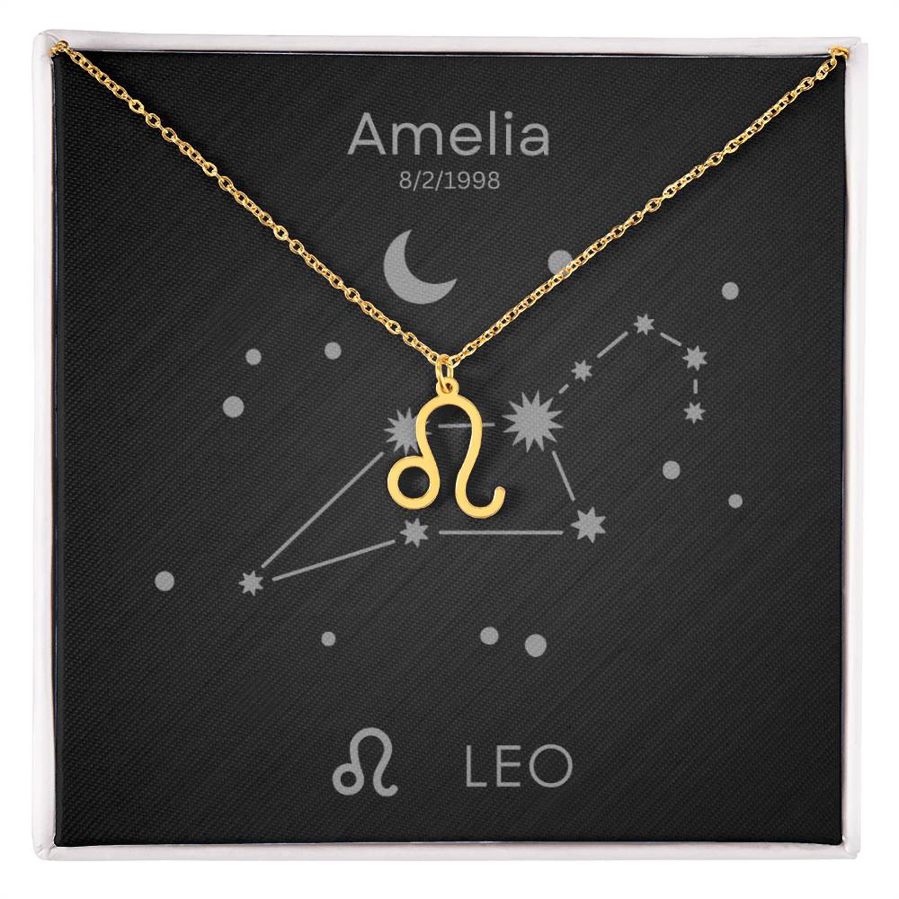 Leo Zodiac Necklace