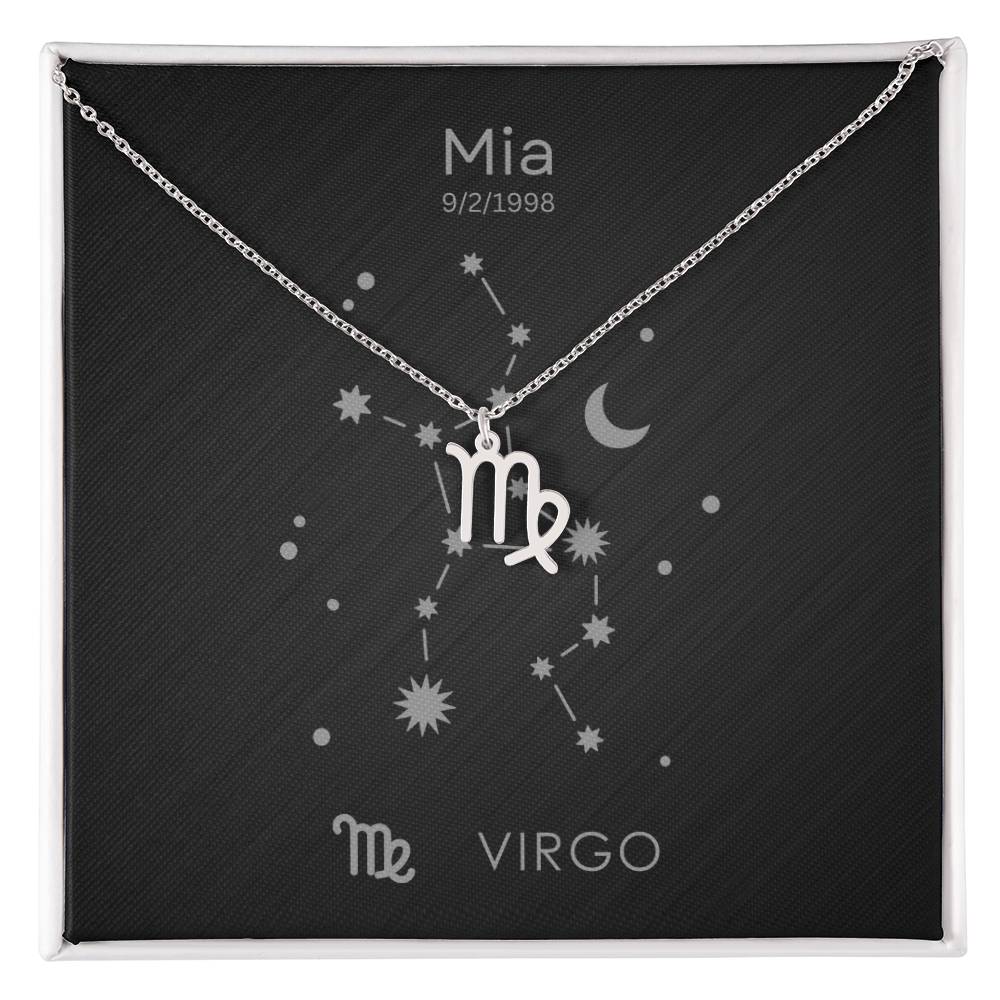 Virgo Zodiac Necklace