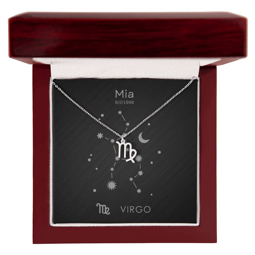 Virgo Zodiac Necklace