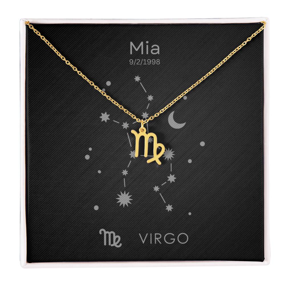 Virgo Zodiac Necklace