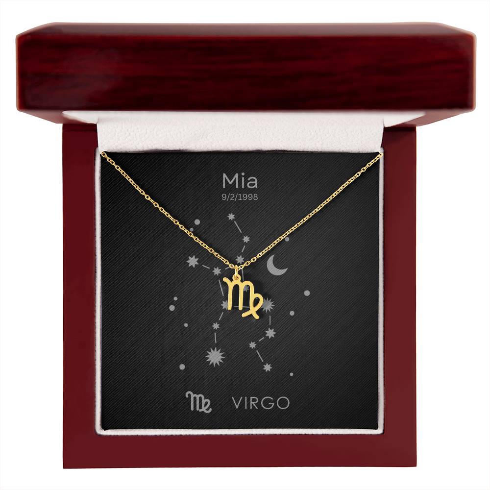 Virgo Zodiac Necklace