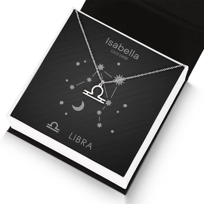 Libra Zodiac Necklace