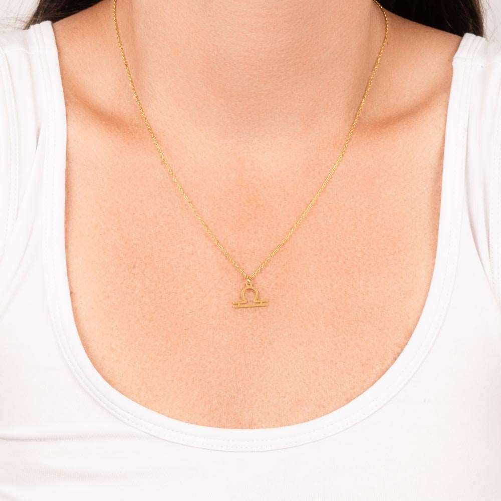 Libra Zodiac Necklace