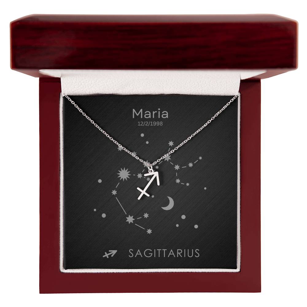 Sagittarius Zodiac Necklace