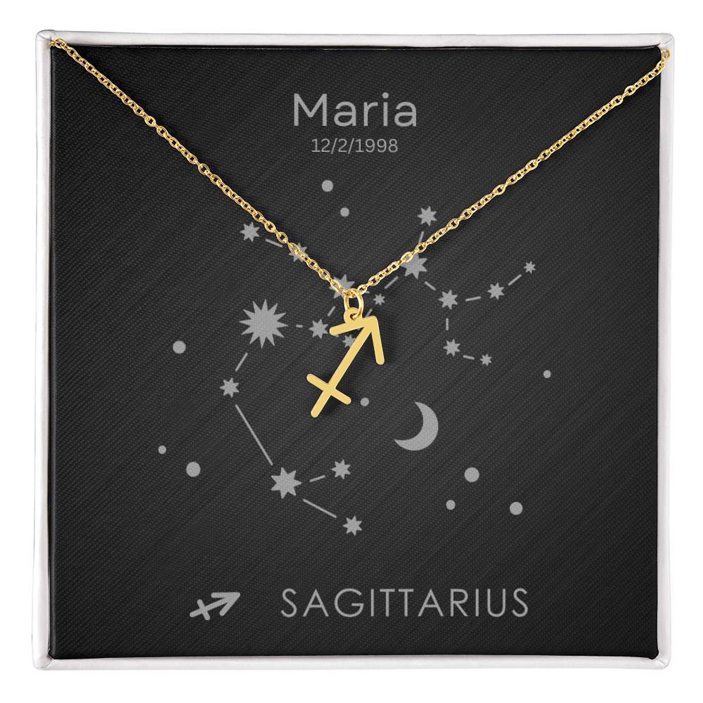 Sagittarius Zodiac Necklace