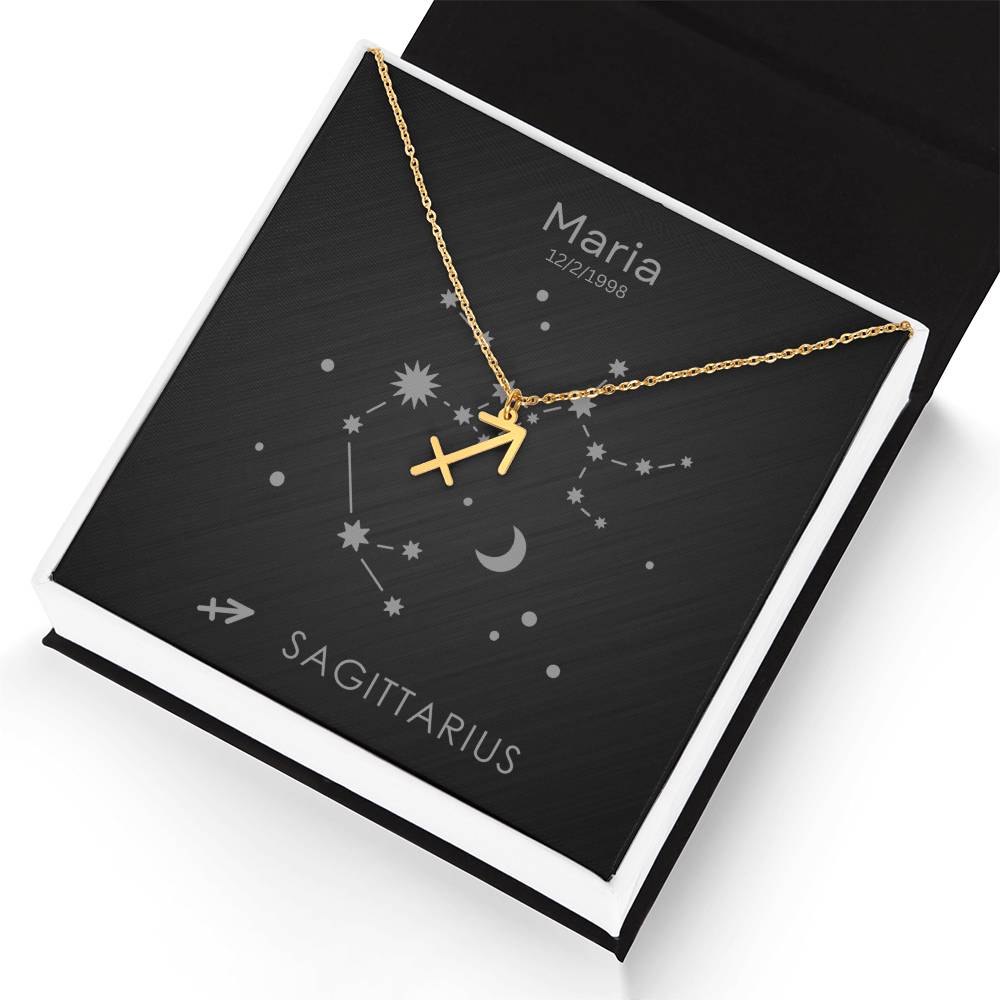 Sagittarius Zodiac Necklace