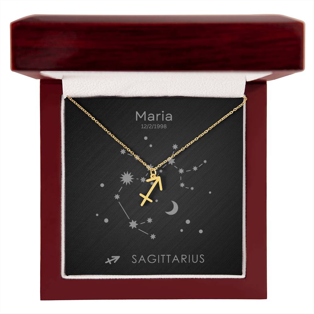 Sagittarius Zodiac Necklace