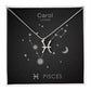 Pisces Zodiac Necklace