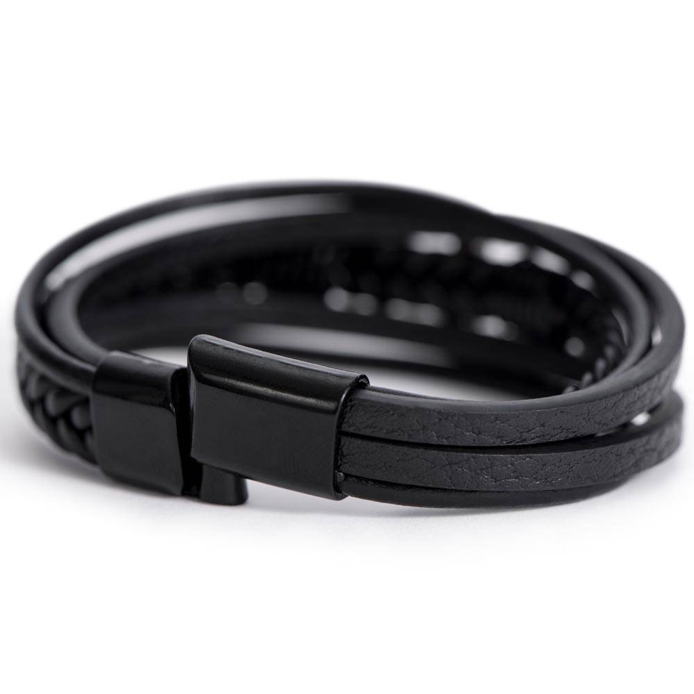 Best Thing On The Internet Cross Leather Bracelet For Him