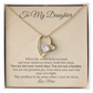 To My Daughter "You Are Not a Burden" Necklace | Supportive Gift from Mom | Heart Pendant for Mental Health & Anxiety Relief